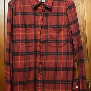 Carhartt Red and Black Plaid Men's Shirt